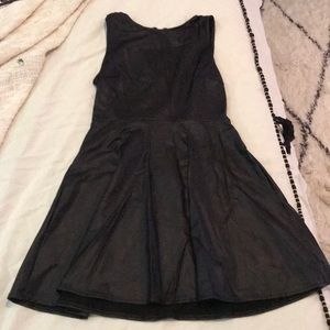 Leather dress
